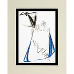 Carica l&#39;immagine nel visualizzatore di Gallery, Donna che solleva il vestito - Pastello ad olio su carta
