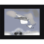 Carica l&#39;immagine nel visualizzatore di Gallery, Prove di volo su nuvole nere - Grafica digitale
